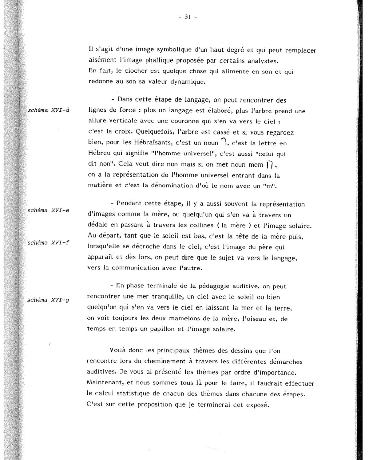 Schema III — Integratore vestibolare