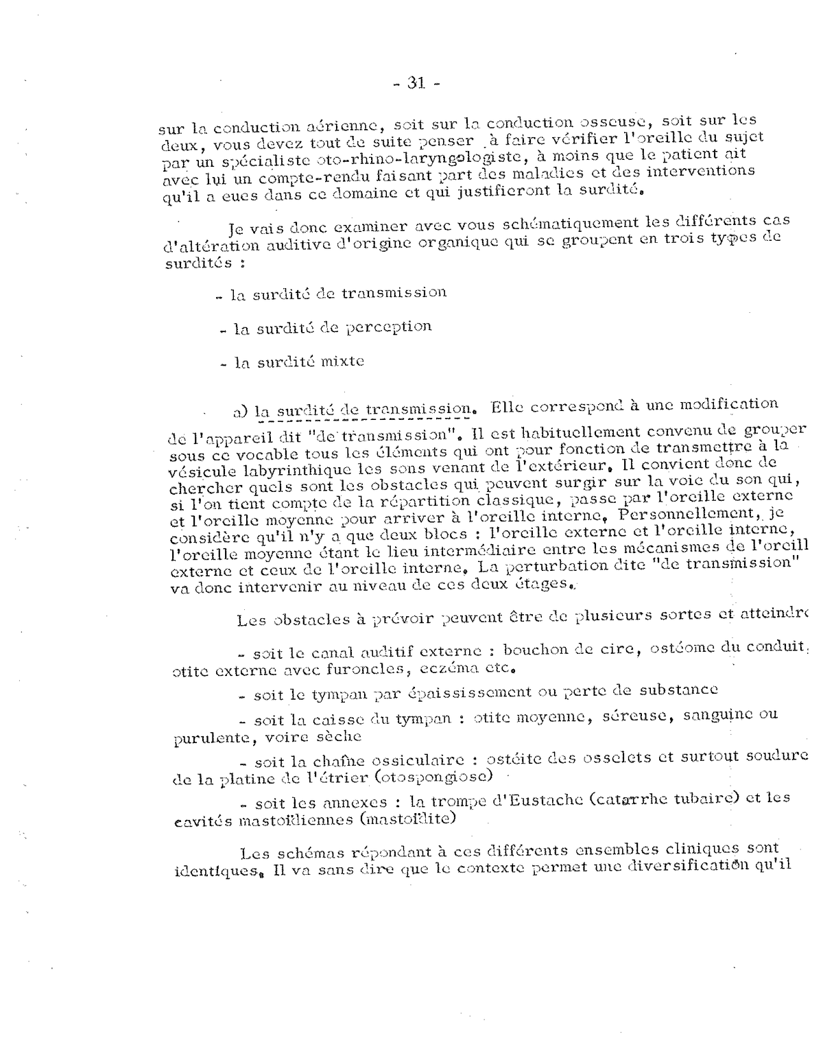 Schallleitungsschwerhörigkeit