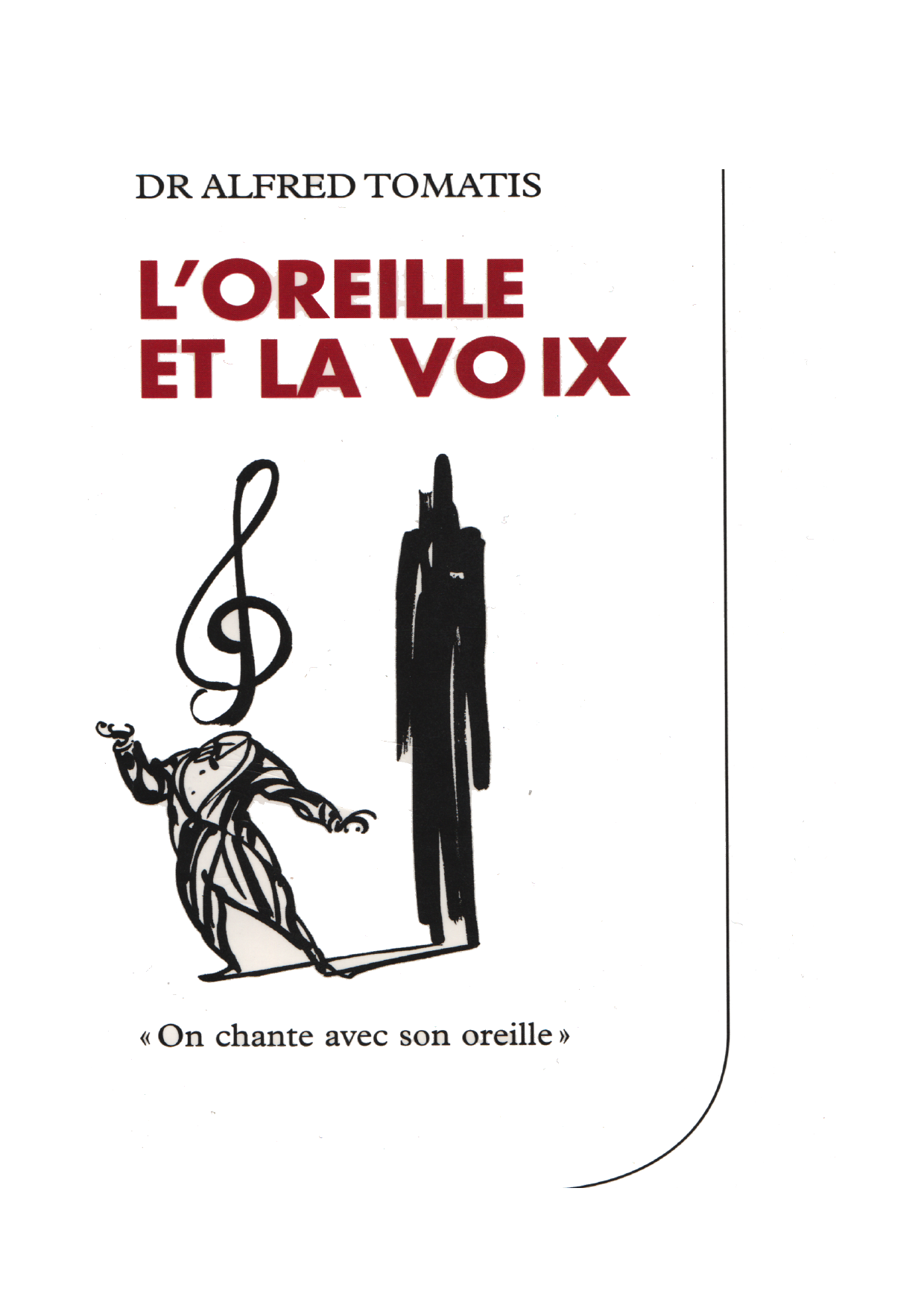 Copertina di L’Oreille et la Voix, Alfred Tomatis, 1987